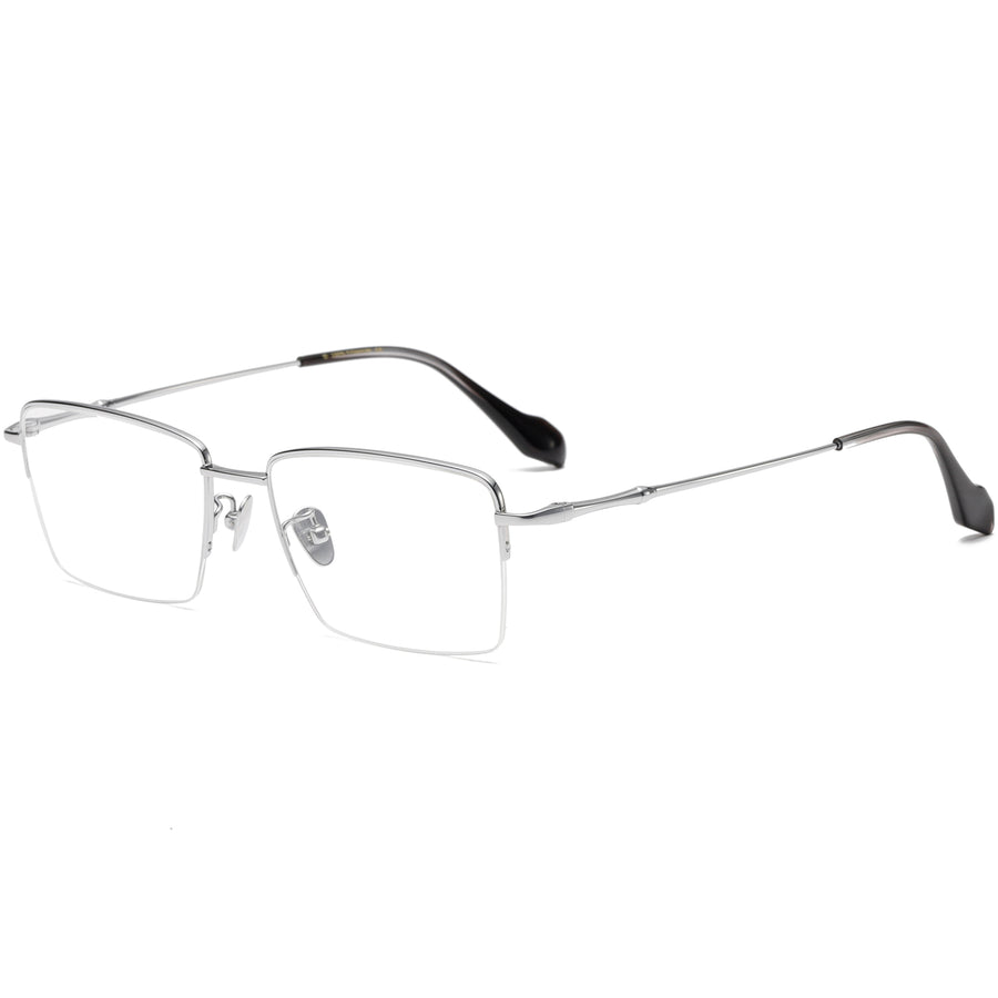 Square Glasses EF1135 - Wide Frames for Men with Larger Heads