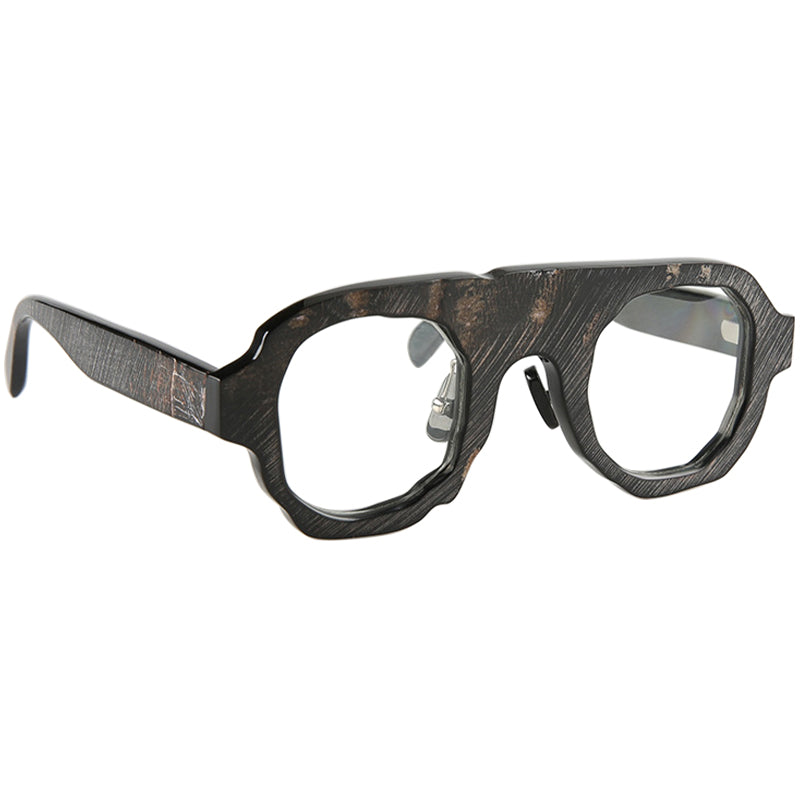 Buffalo Horn Square Glasses NJ1241