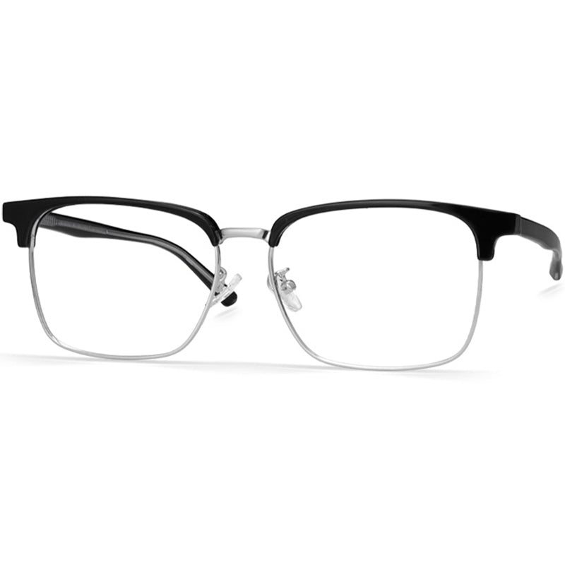 Browline Glasses EF1005 - Wide Frames for Men with Larger Heads