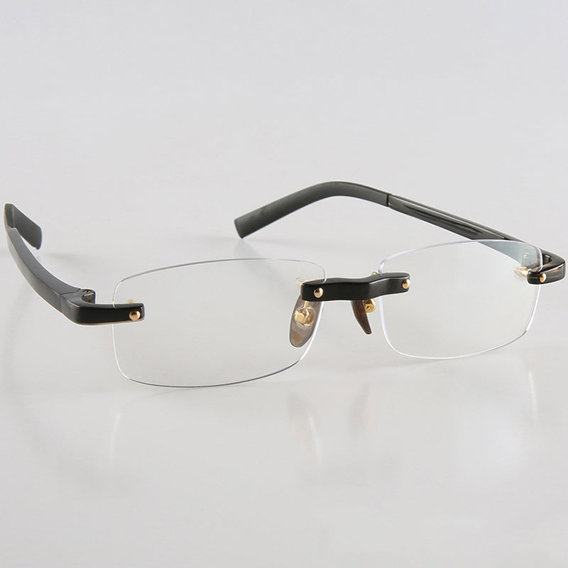 Buffalo Horn Rectangle Glasses NJ1065