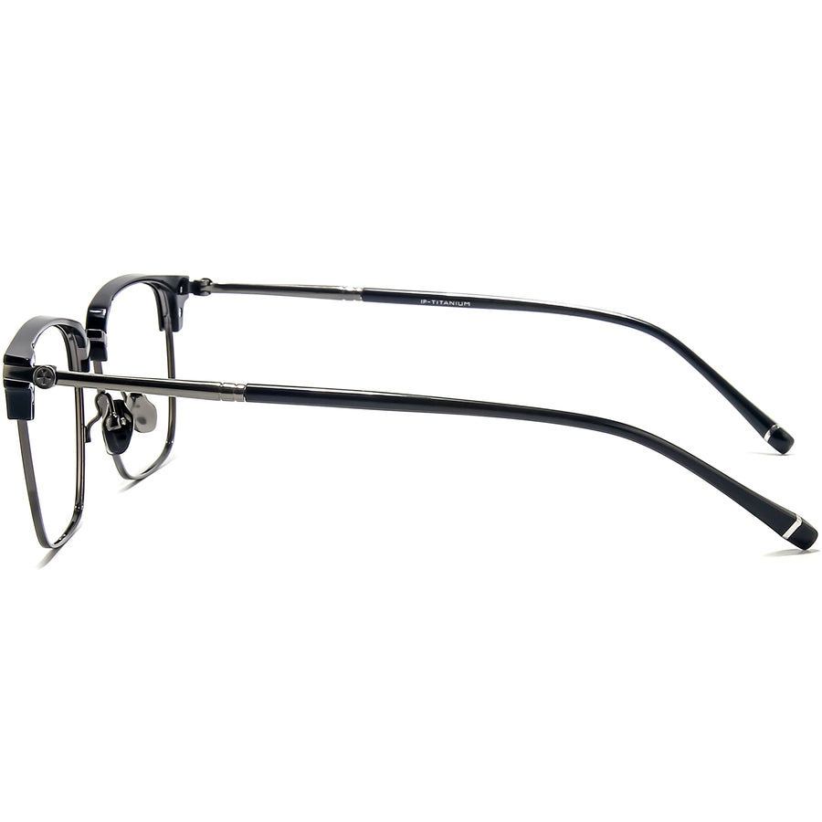 Browline Glasses EF1082 - Wide Frames For Men With Larger Heads
