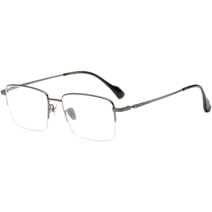 Square Glasses EF1136 - Wide Frames for Men with Larger Heads