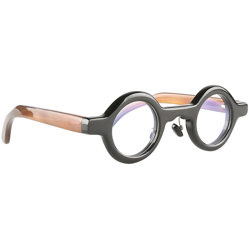 Buffalo Horn Round Glasses NJ1081