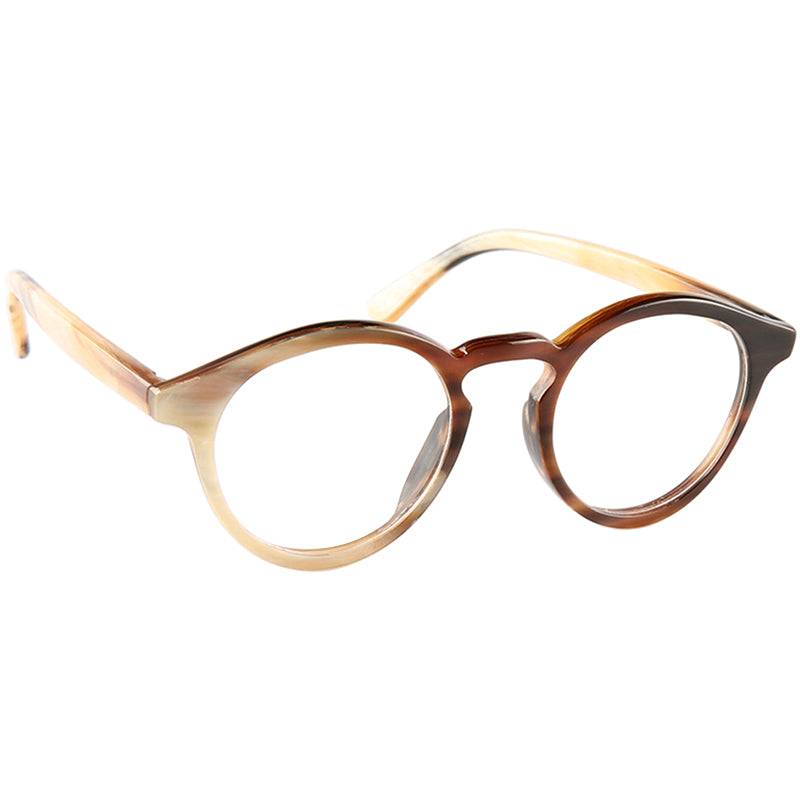 Buffalo Horn Round Glasses NJ1164