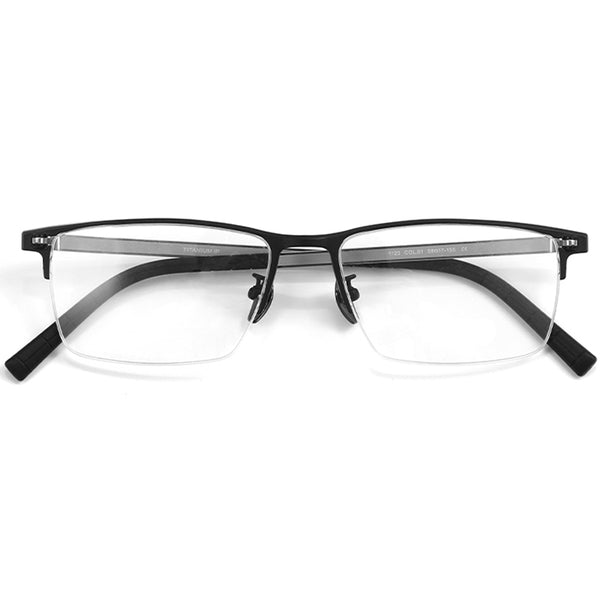 Rectangle Glasses EF1053 - Wide Frames For Men With Larger Heads
