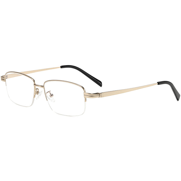 Rectangle Glasses EF1080 - Wide Frames For Men With Larger Heads