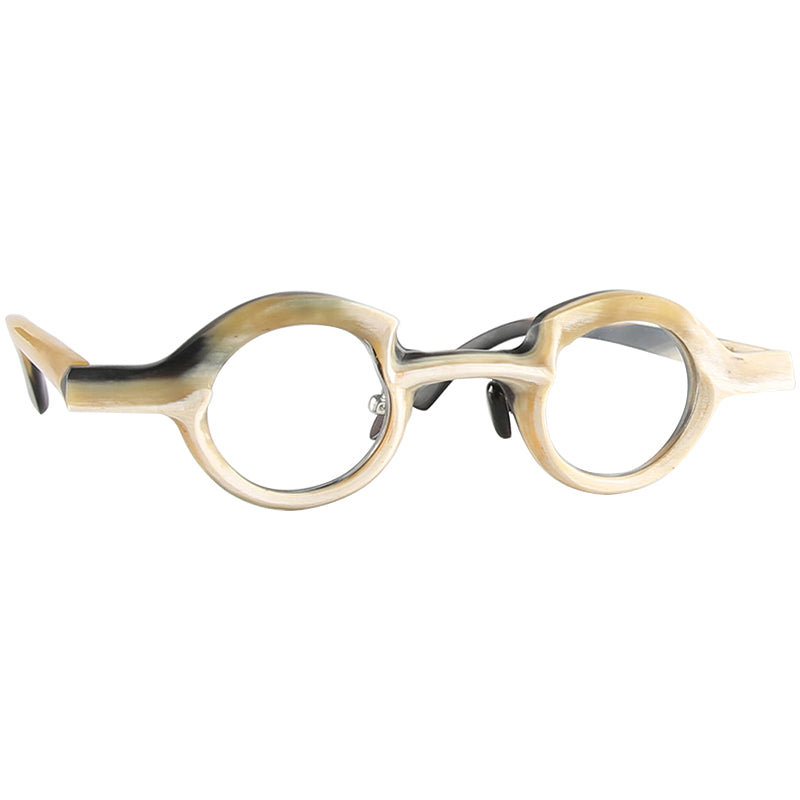 Buffalo Horn Round Glasses NJ1069