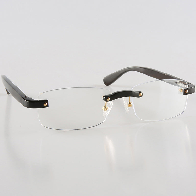 Buffalo Horn Rectangle Glasses NJ1064