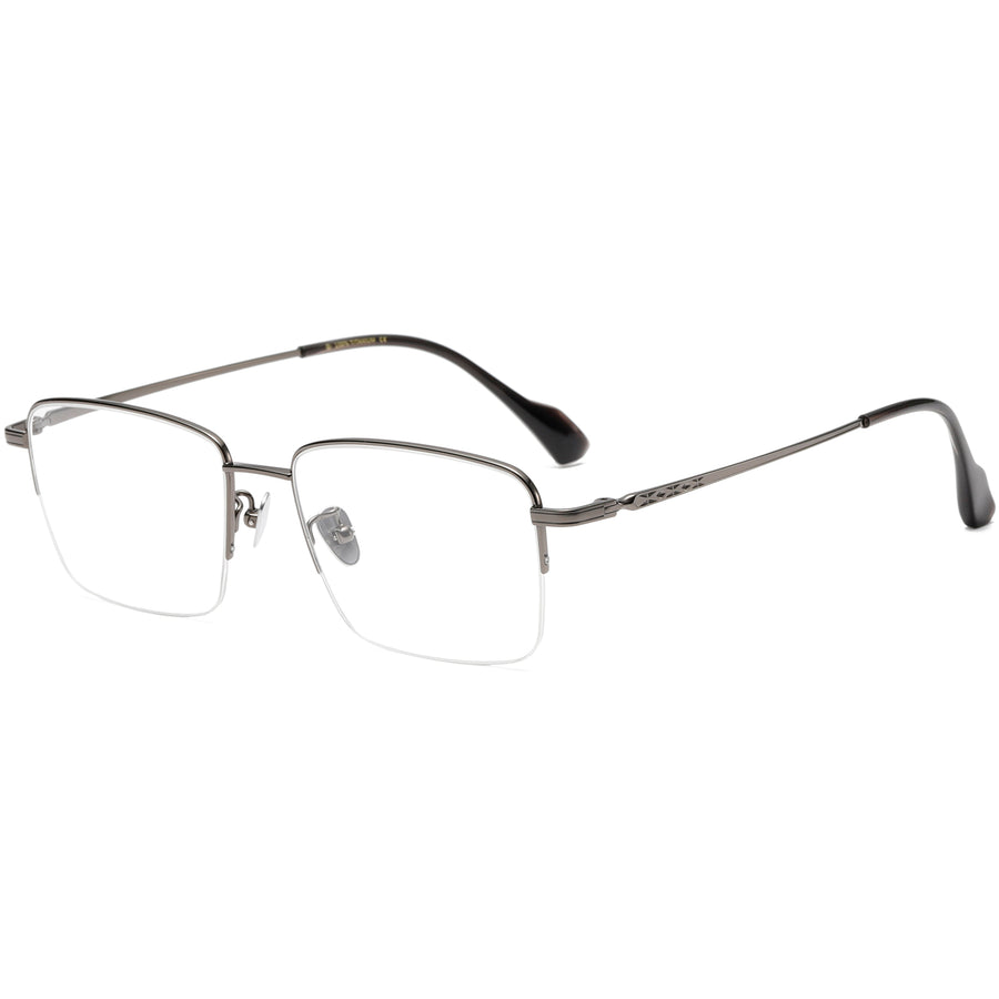 Square Glasses EF1133 - Wide Frames for Men with Larger Heads