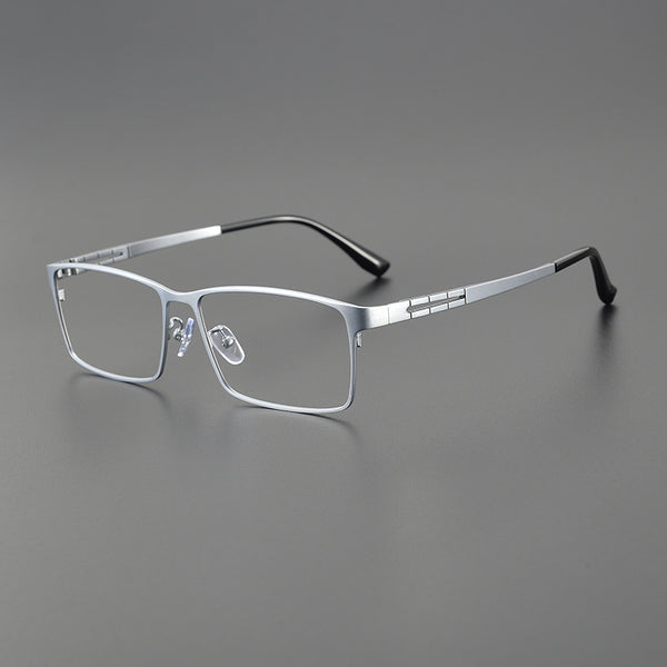 Rectangular Glasses EF1049 - Wide Frames for Men with Larger Heads
