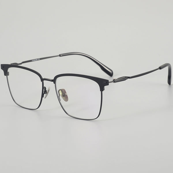 Browline Glasses EF1122 - Wide Frames for Men with Larger Heads