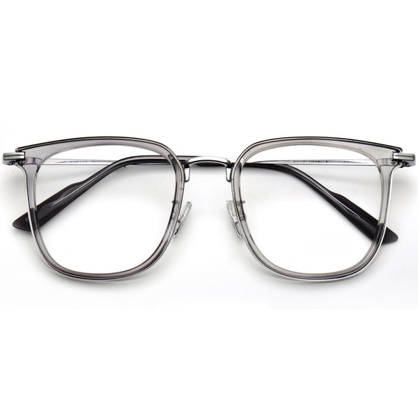 Square Glasses EF1036 - Wide Frames for Men with Larger Heads