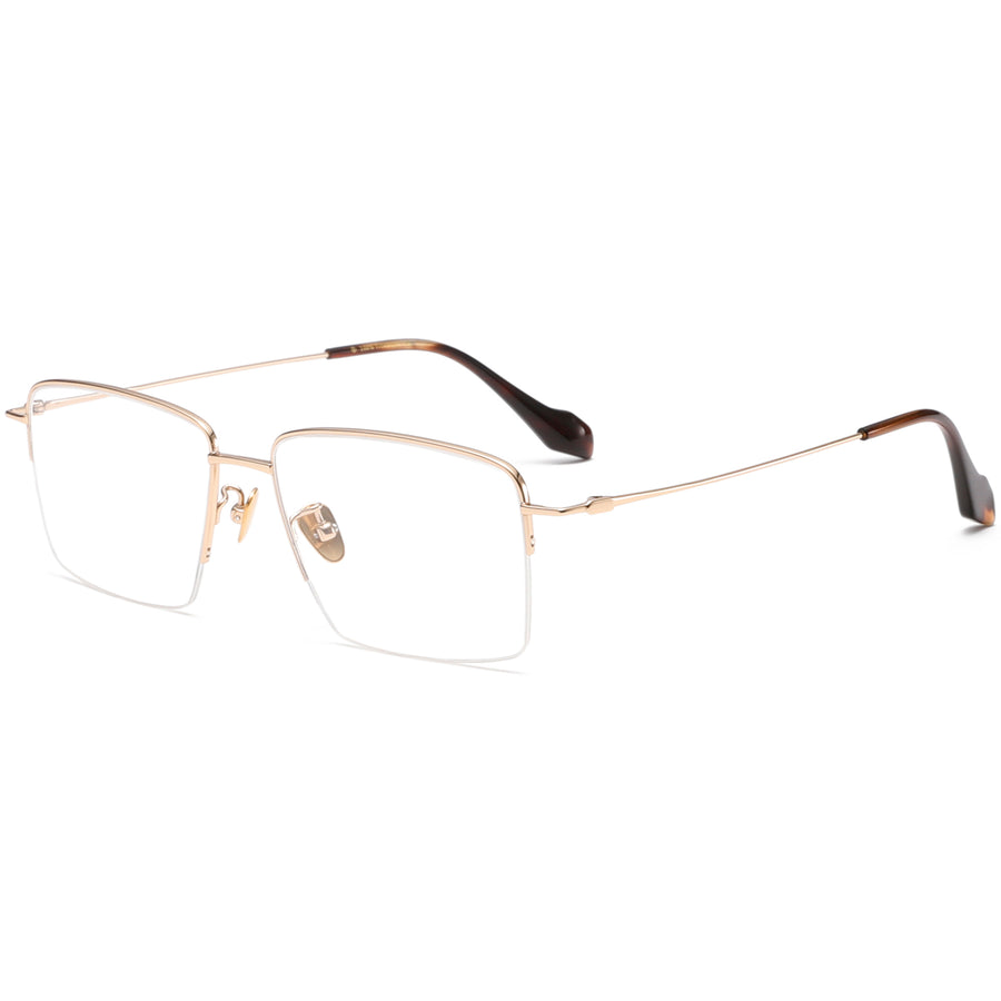 Square Glasses EF1137 - Wide Frames for Men with Larger Heads