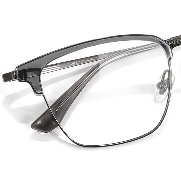 Browline Glasses EF1079 - Wide Frames For Men With Larger Heads