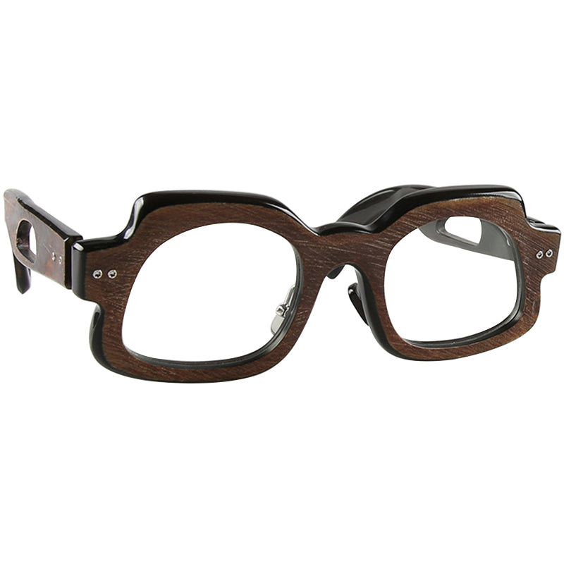 Buffalo Horn Geometric Glasses NJ1048