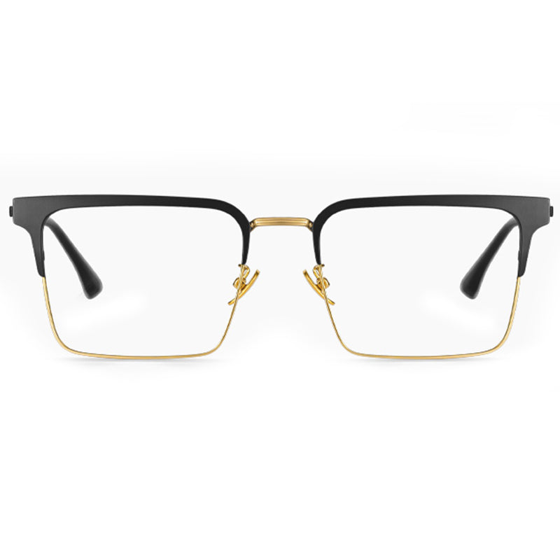 Square Glasses A1740 - Wide Frames for Men with Larger Heads