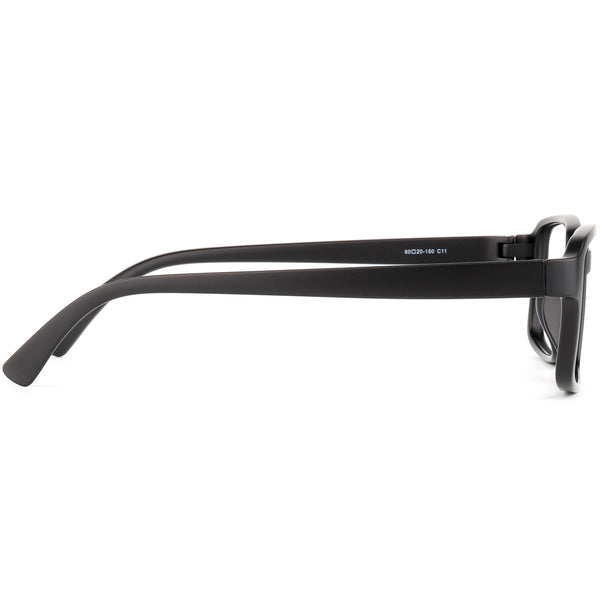 Rectangle Glasses EF1076 - Wide Frames For Men With Larger Heads