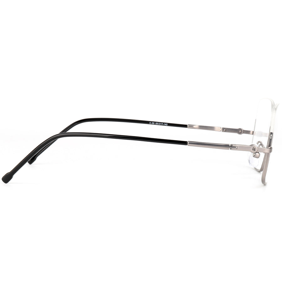 Square Billiards & Pool Glasses RV1052 – Reverse Half-Rim, Adjustable Tilt