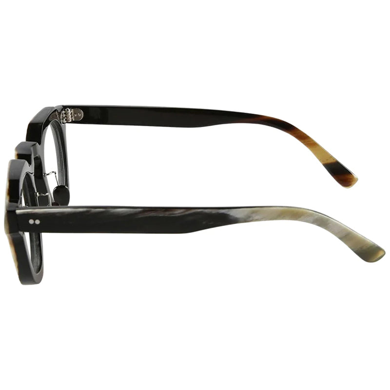 Buffalo Horn Round Glasses NJ1026
