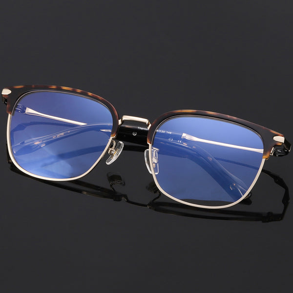 Browline Glasses EF1067 - Wide Frames For Men With Larger Heads