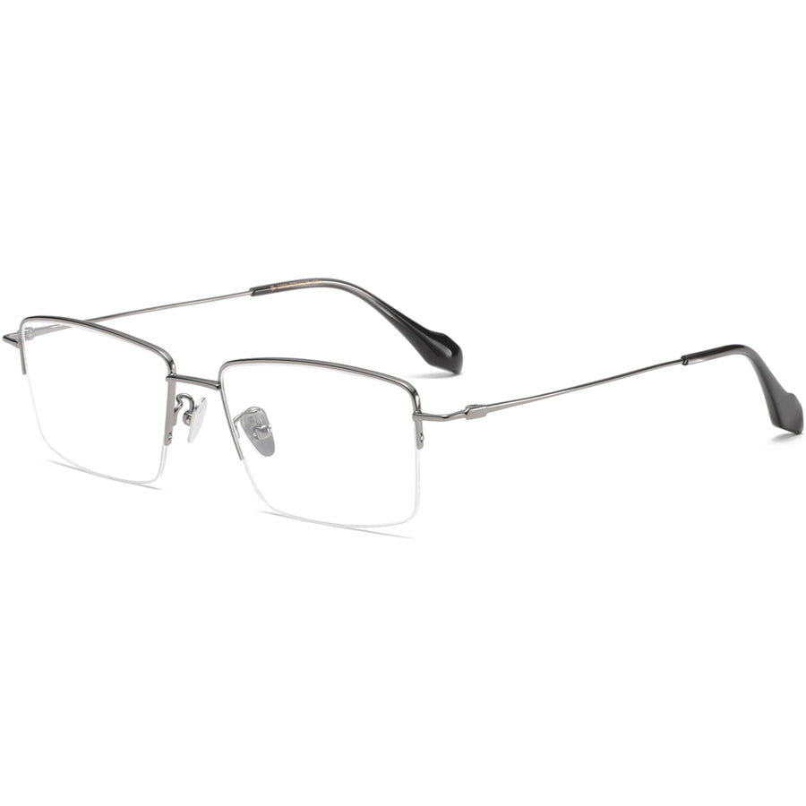Rectangle Glasses EF1138 - Wide Frames for Men with Larger Heads