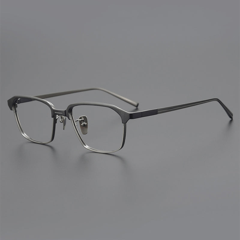 Rectangle Glasses EF1019 - Wide Frames for Men with Larger Heads