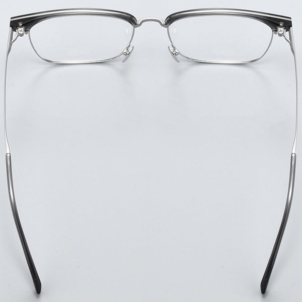 Browline Glasses EF1086 - Wide Frames For Men With Larger Heads