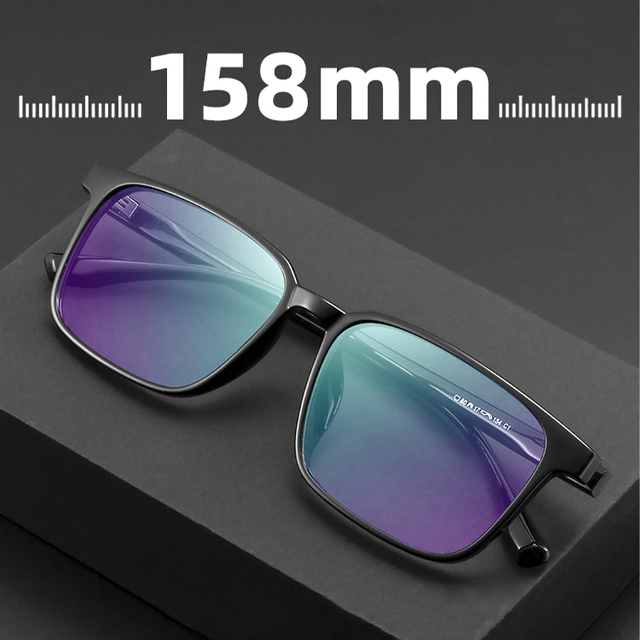 Rectangle Glasses EF1071 - Wide Frames For Men With Larger Heads