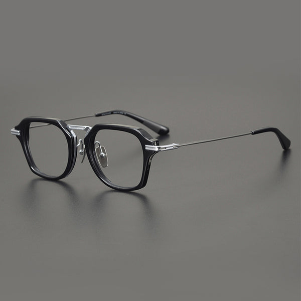Square Glasses EF1016 - Wide Frames for Men with Larger Heads