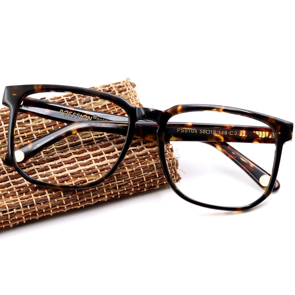 Square Glasses EF1068 - Wide Frames For Men With Larger Heads