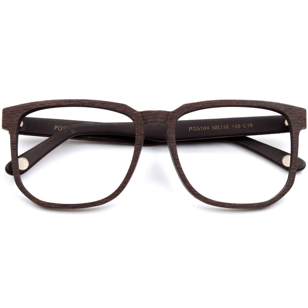 Square Glasses EF1068 - Wide Frames For Men With Larger Heads