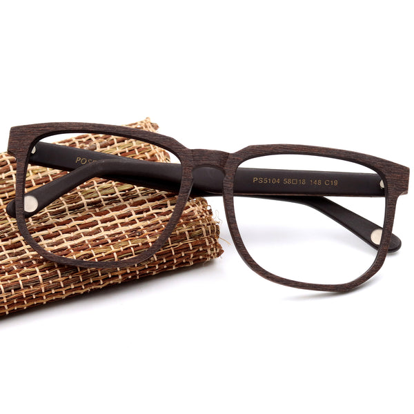 Square Glasses EF1068 - Wide Frames For Men With Larger Heads