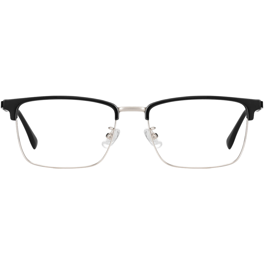 Browline Glasses EF1010 - Wide Frames for Men with Larger Heads