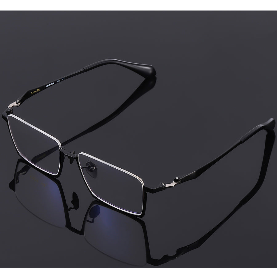Rectangle Glasses RV1016 - Wide Frames for Men with Larger Heads