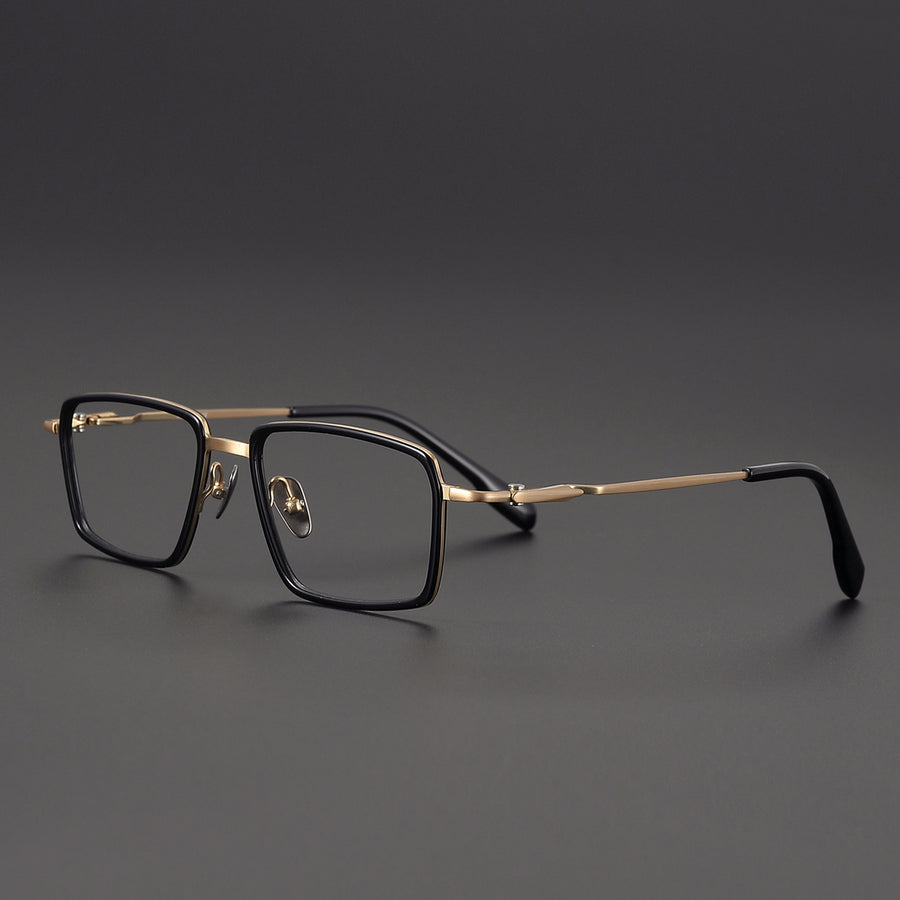 Rectangle Glasses EF1102 - Wide Frames for Men with Larger Heads