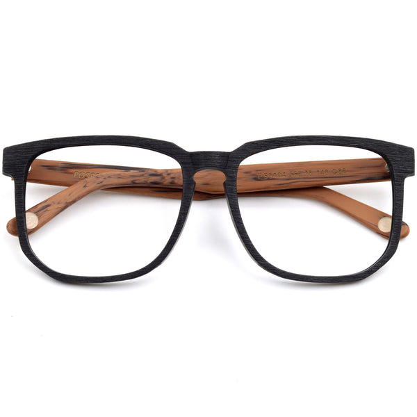 Square Glasses EF1068 - Wide Frames For Men With Larger Heads