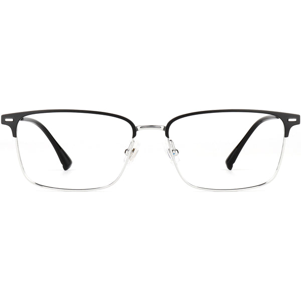 Rectangle Glasses EF1156 - Wide Frames for Men with Larger Heads