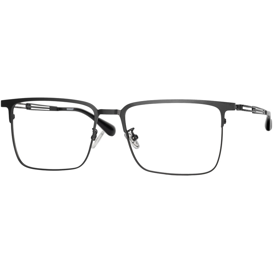 Square Glasses A3089 - Wide Frames for Men with Larger Heads
