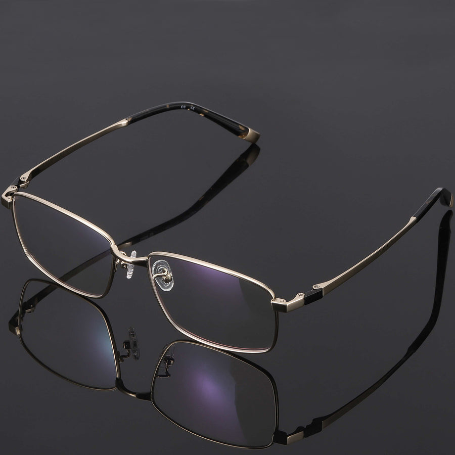 Rectangle Glasses EF1062 - Wide Frames For Men With Larger Heads