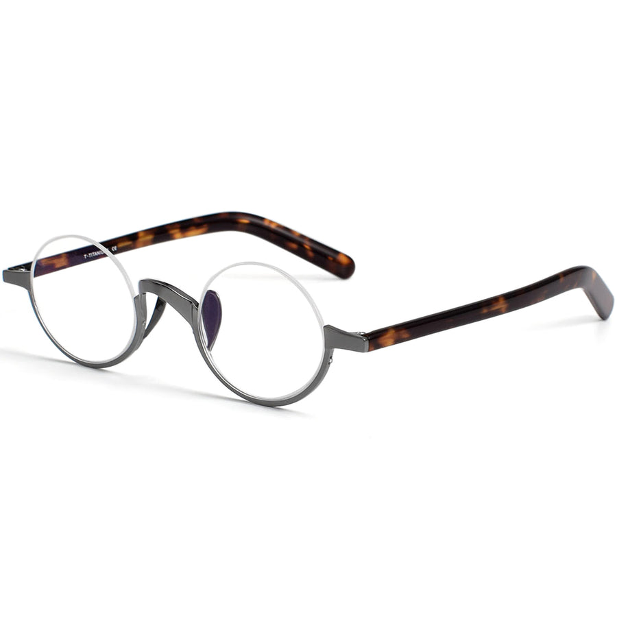 Reverse Half Rim Glasses | EYESHELLS