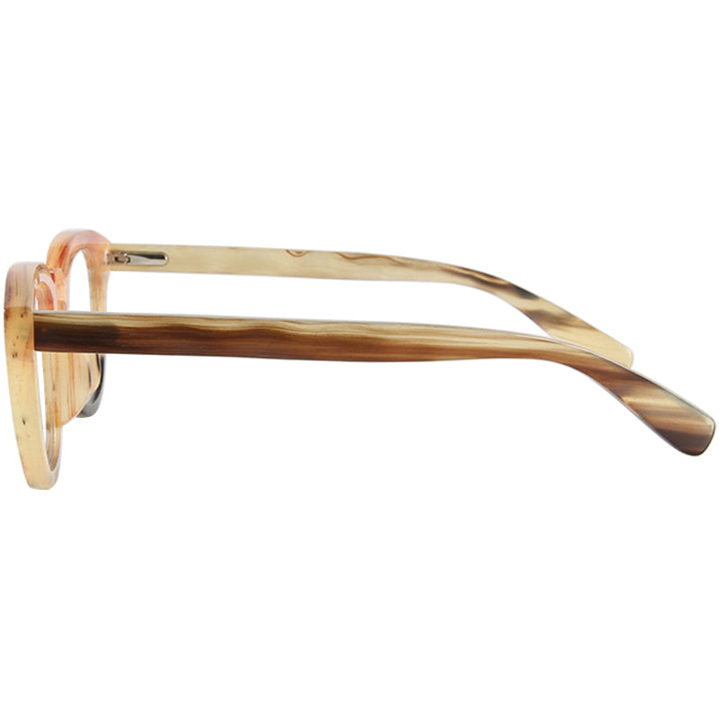 Buffalo Horn Square Glasses NJ1106