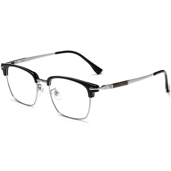 Browline Glasses EF1085 - Wide Frames For Men With Larger Heads
