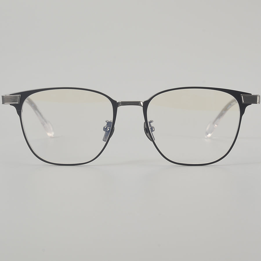 Square Glasses EF1124 - Wide Frames for Men with Larger Heads