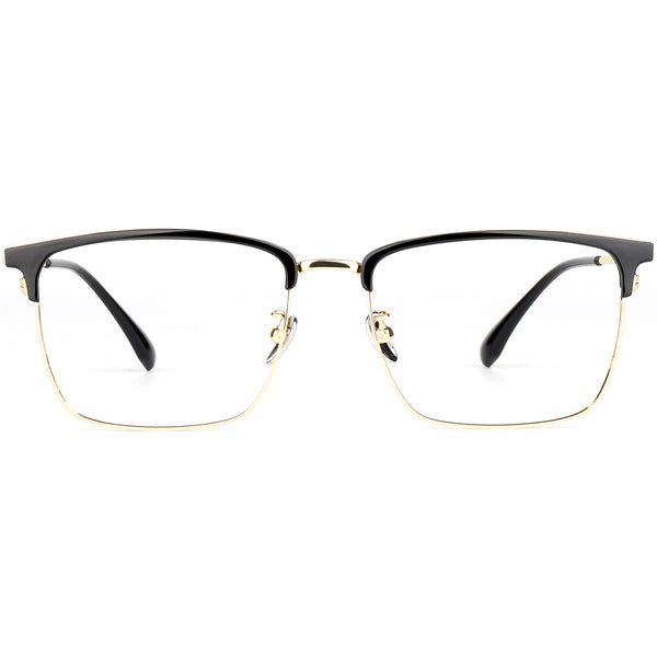 Browline Glasses EF1142 - Wide Frames for Men with Larger Heads