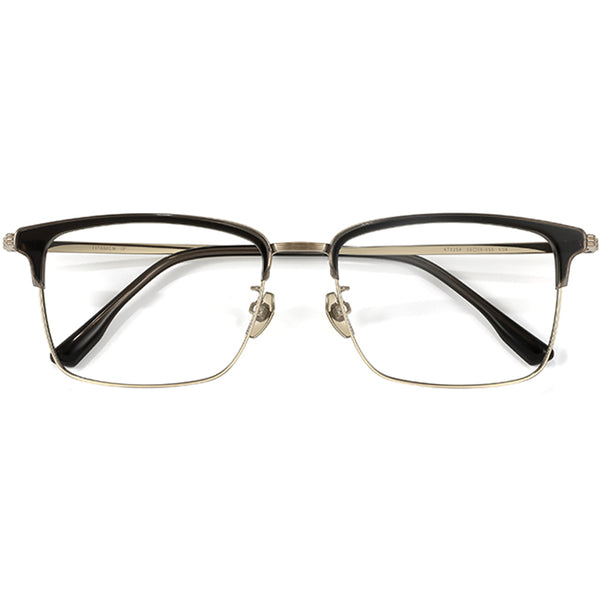 Browline Glasses EF1051 - Wide Frames for Men with Larger Heads