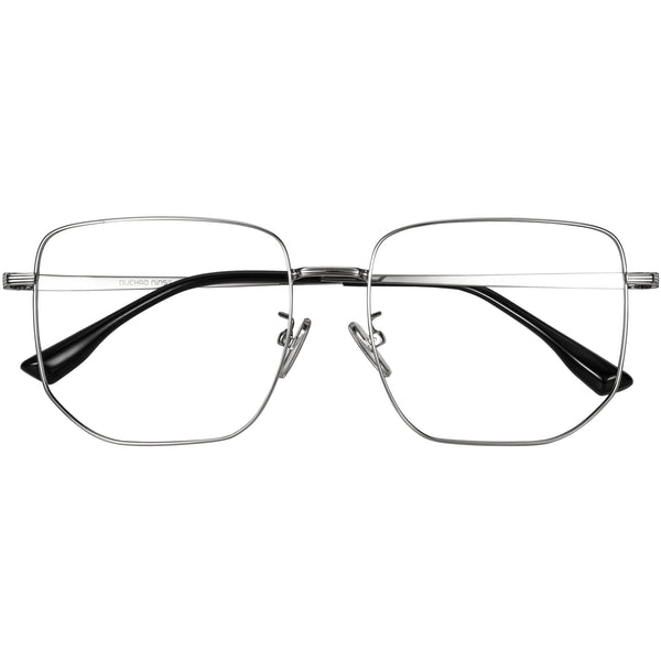 Square Glasses A2610 - Wide Frames for Men with Larger Heads