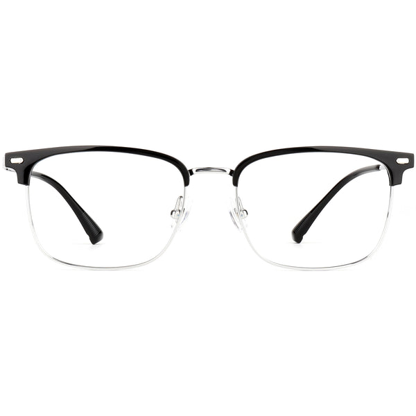 Browline Glasses EF1157 - Wide Frames for Men with Larger Heads