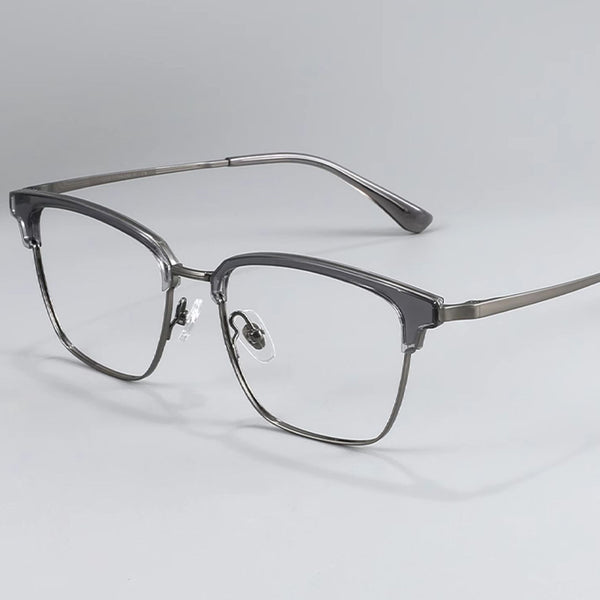 Browline Glasses EF1079 - Wide Frames For Men With Larger Heads