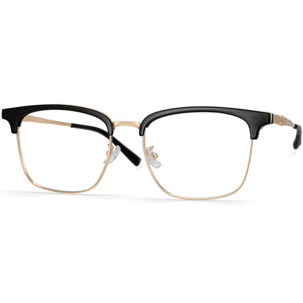 Browline Glasses EF1012 - Wide Frames for Men with Larger Heads