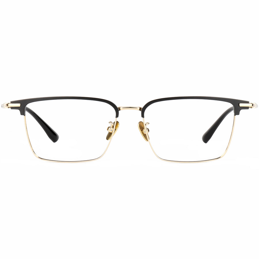 Square Glasses EF1115 - Wide Frames for Men with Larger Heads